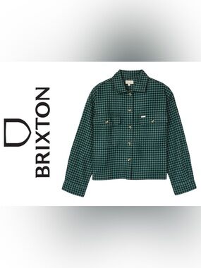 Brixton Organic Cotton Bowery Flannel Cropped Shirt